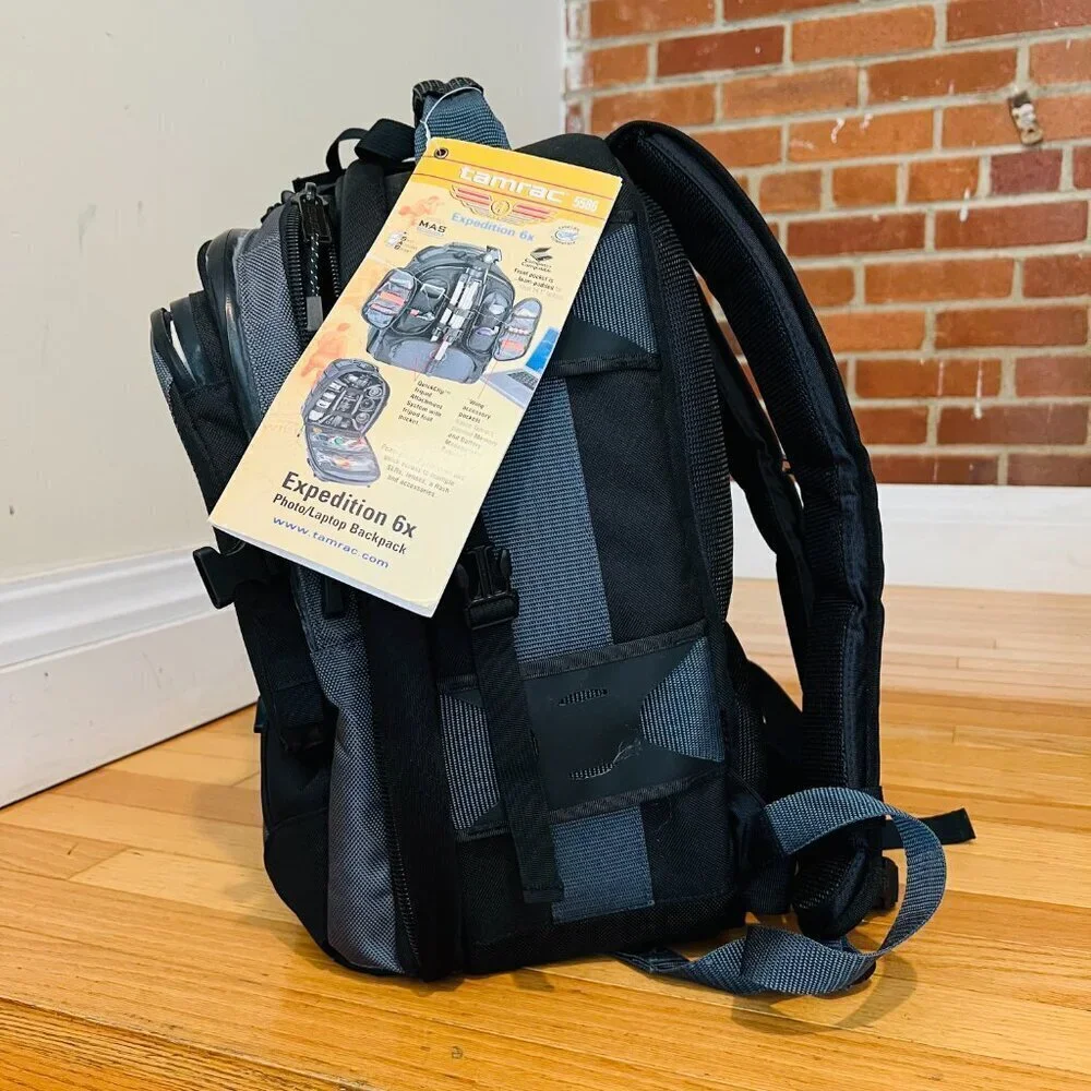 BRAND NEW Tamrac 5586 Expedition 6X Photo Camera Lens Backpack Black Bag w TAGS